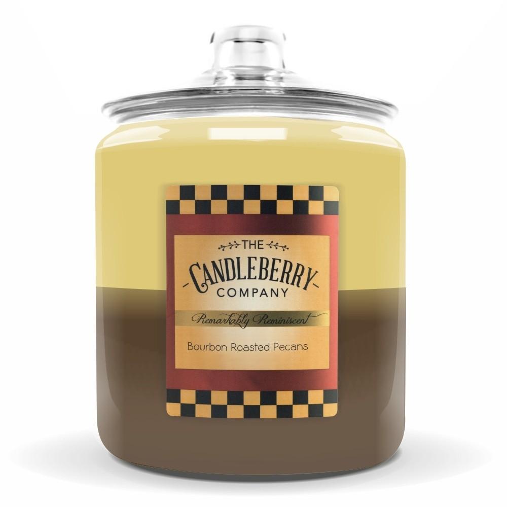 Bourbon Roasted Pecans™, 160 oz. Jar, Scented Candle 160 oz. Cookie Jar Candle The Candleberry Candle Company 