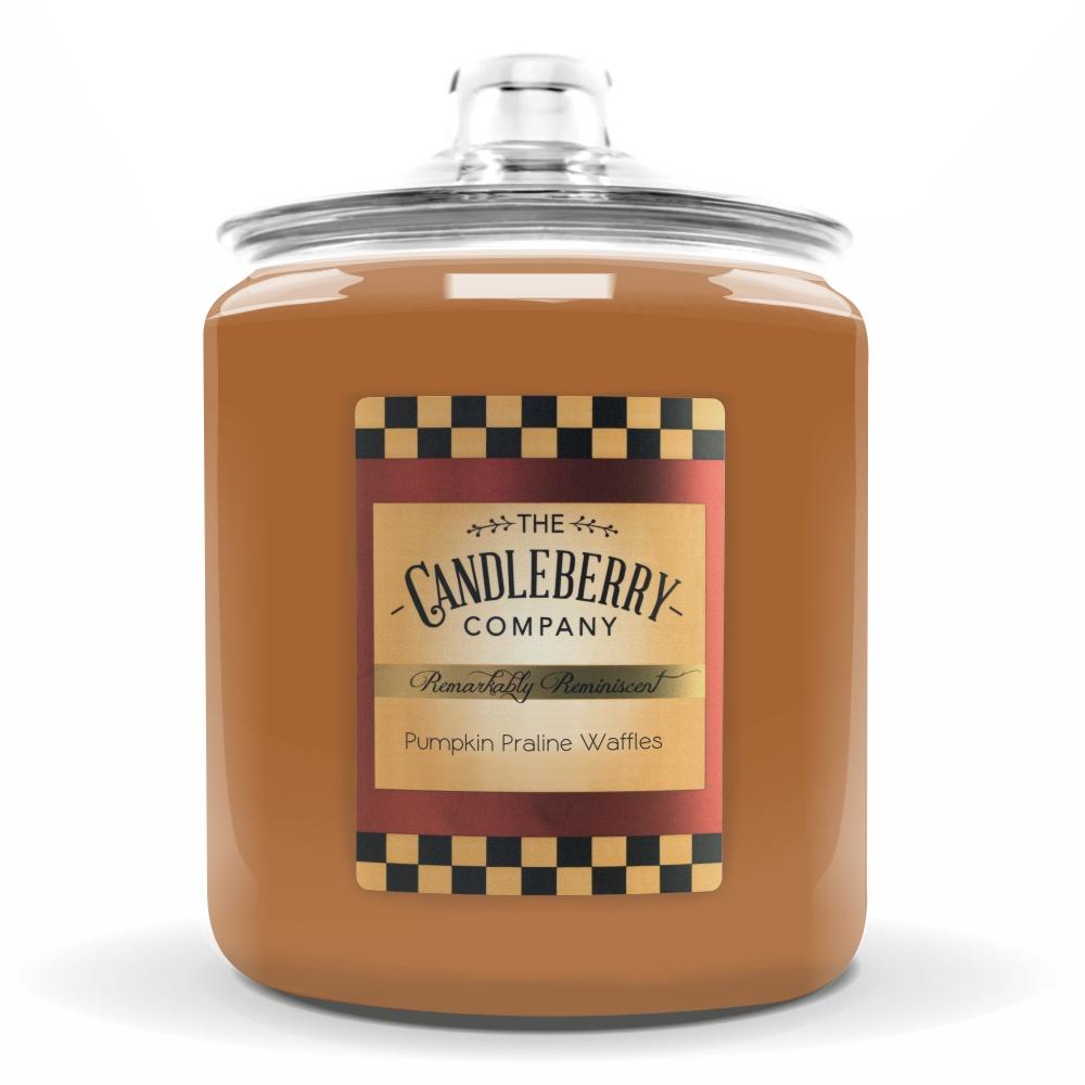 Pumpkin Praline Waffles™, 160 oz. Jar, Scented Candle 160 oz. Cookie Jar Candle The Candleberry Candle Company 