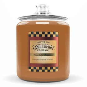 Pumpkin Praline Waffles™, 160 oz. Jar, Scented Candle 160 oz. Cookie Jar Candle The Candleberry Candle Company 