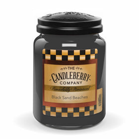 Black Sand Beaches™, 26 oz. Jar, Scented Candle 26 oz. Large Jar Candle The Candleberry Candle Company 