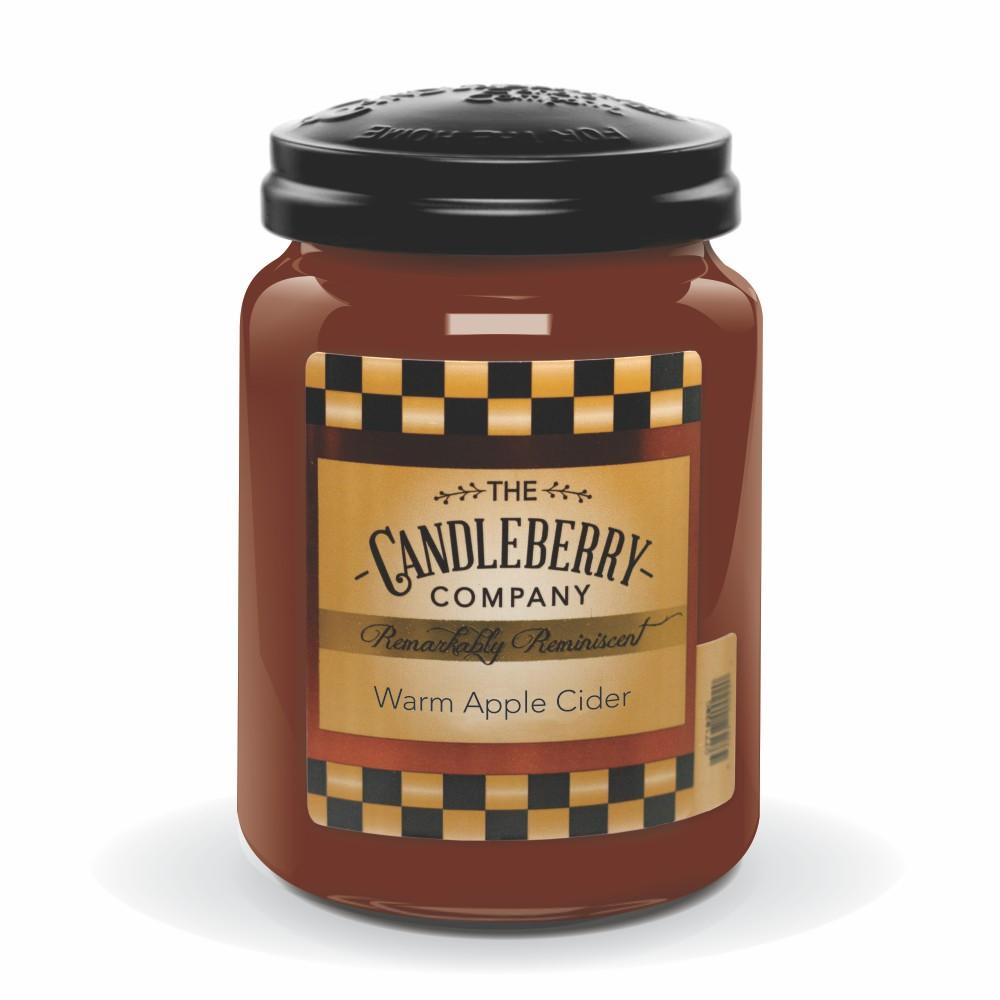 Warm Apple Cider™, 26 oz. Jar, Scented Candle 26 oz. Large Jar Candle The Candleberry Candle Company 