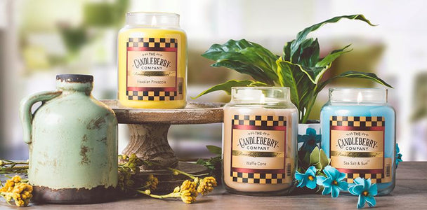 Hawaiian Pineapple™, 26 oz. Jar, Scented Candle 26 oz. Large Jar Candle The Candleberry Candle Company 