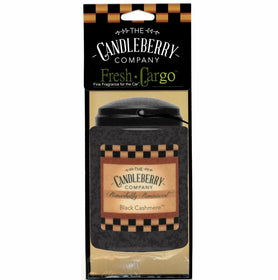 Black Cashmere™, 2-Pack, "Fresh Cargo", Scent for the Car Fresh CarGo® Car Scent The Candleberry Candle Company
