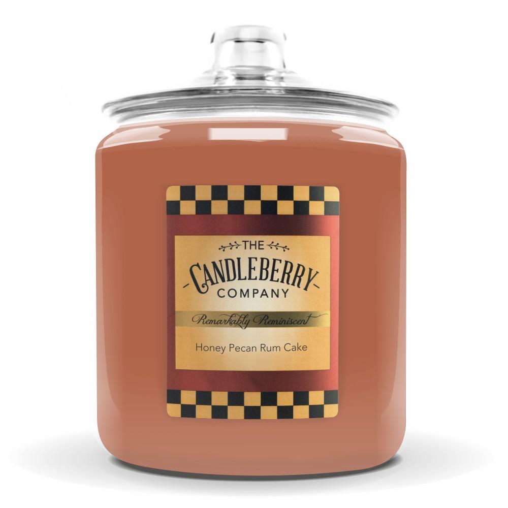 Honey Pecan Rum Cake, 160 oz. Jar, Scented Candle 160 oz. Cookie Jar Candle The Candleberry Candle Company 