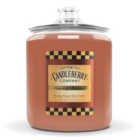 Honey Pecan Rum Cake, 160 oz. Jar, Scented Candle 160 oz. Cookie Jar Candle The Candleberry Candle Company 