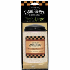 Frosted Blueberry Donuts, 2-Pack, "Fresh Cargo", Scent for the Car Fresh CarGo® Car Scent The Candleberry® Candle Company