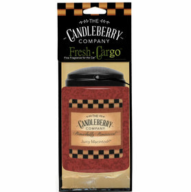 Juicy Macintosh™, 2-Pack, "Fresh Cargo", Scent for the Car Fresh CarGo® Car Scent The Candleberry Candle Company
