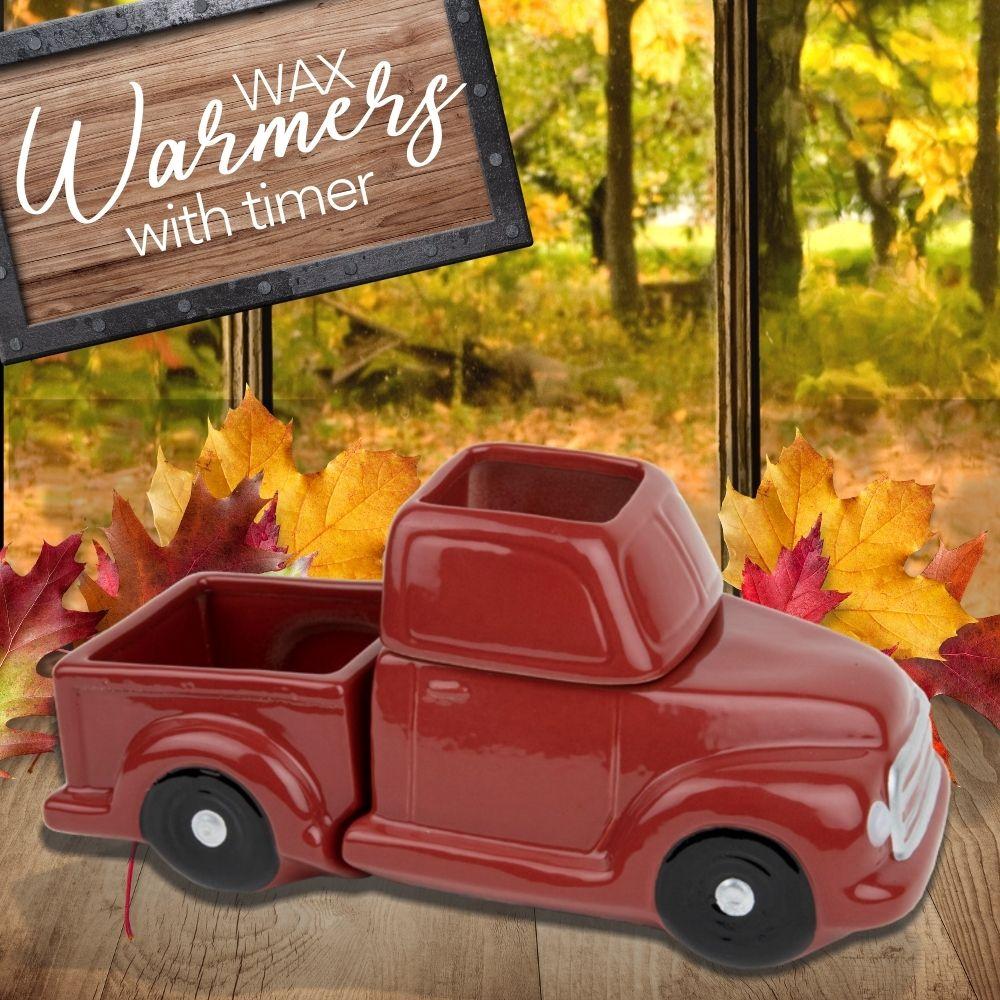 "Little Red Truck" Wax Tart Warmer, Including Safety Timer Warmer The Candleberry Candle Company 