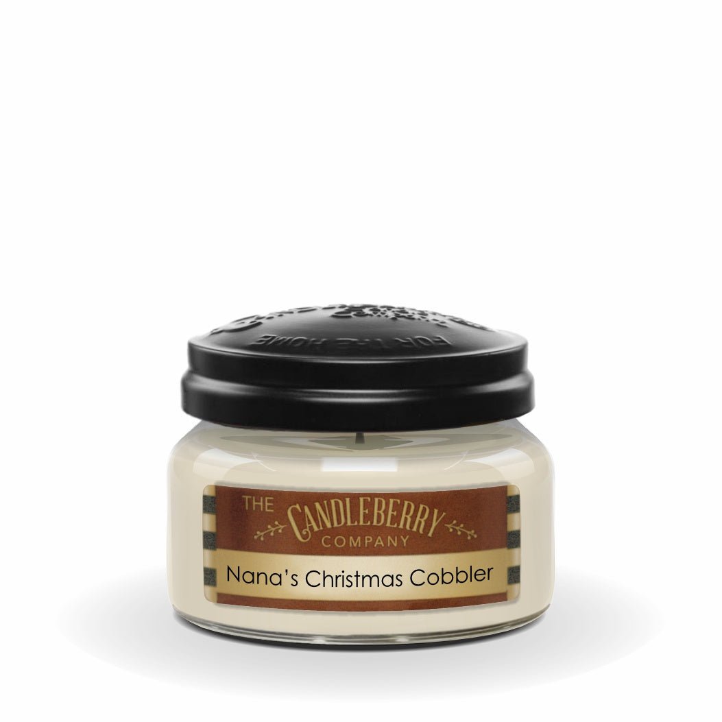 New - Nana's Christmas Cobbler™, Small Jar Candle Small Jar Candle The Candleberry Candle Company 