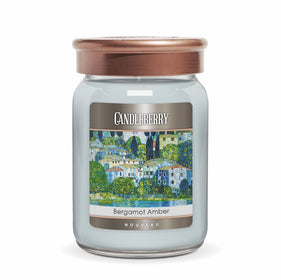 NOUVEAU™ - Bergamot Amber™, Large Jar Candle - The Candleberry® Candle Company - Large Jar Candle - The Candleberry Candle Company