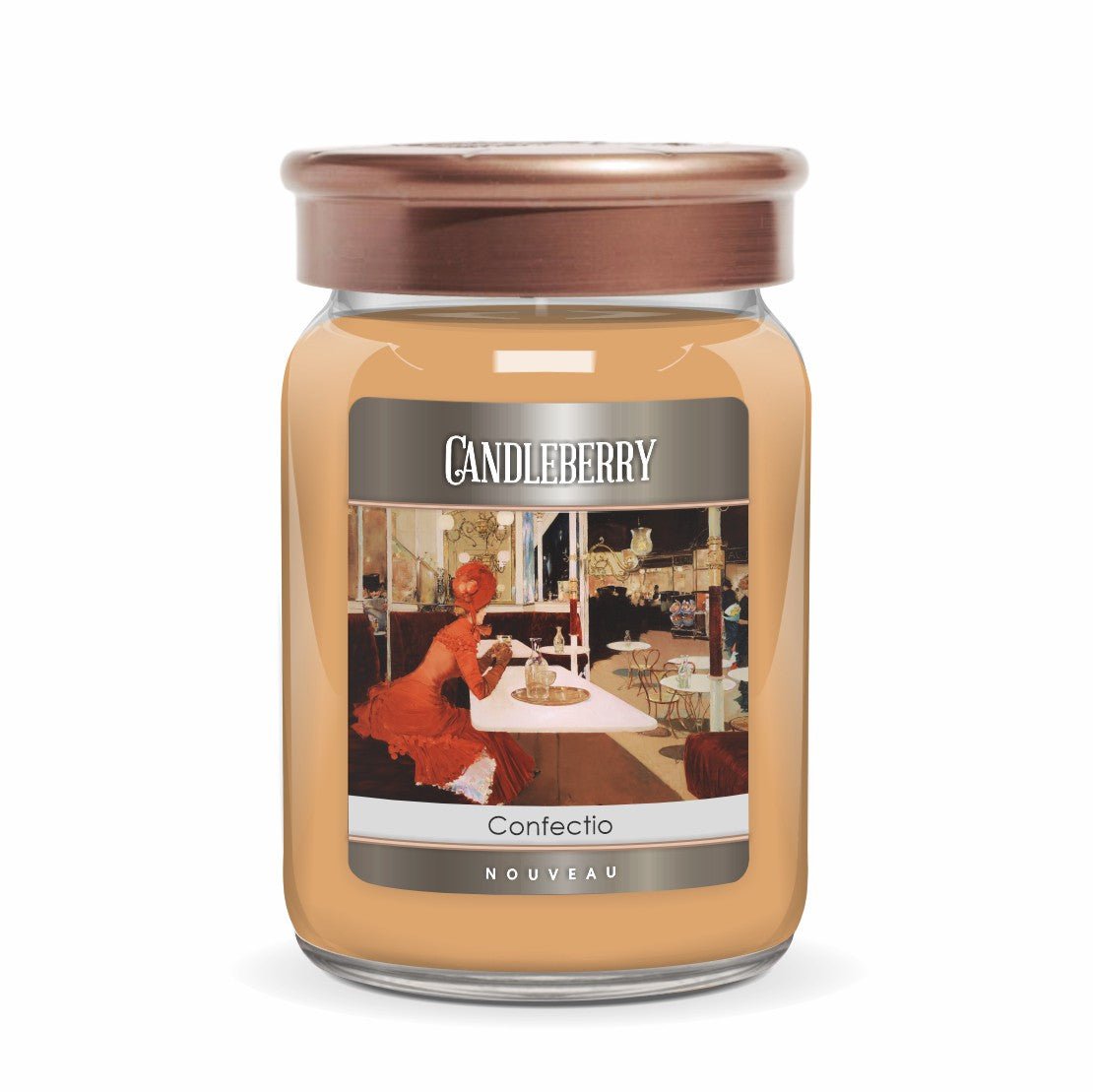 NOUVEAU™ - Confectio™, Large Jar Candle - The Candleberry® Candle Company - Large Jar Candle - The Candleberry Candle Company