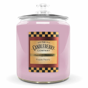 Purple Peony™, 4 - Wick, Cookie Jar Candle - The Candleberry® Candle Company - Giant Candle - The Candleberry Candle Company