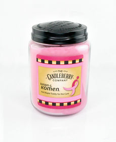 Susan G. Komen, 26 oz. Large Jar, Scented Candle 26 oz. Large Jar Candle The Candleberry® Candle Company